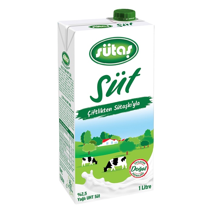 Süt % 2.5 Yağlı 1 Lt