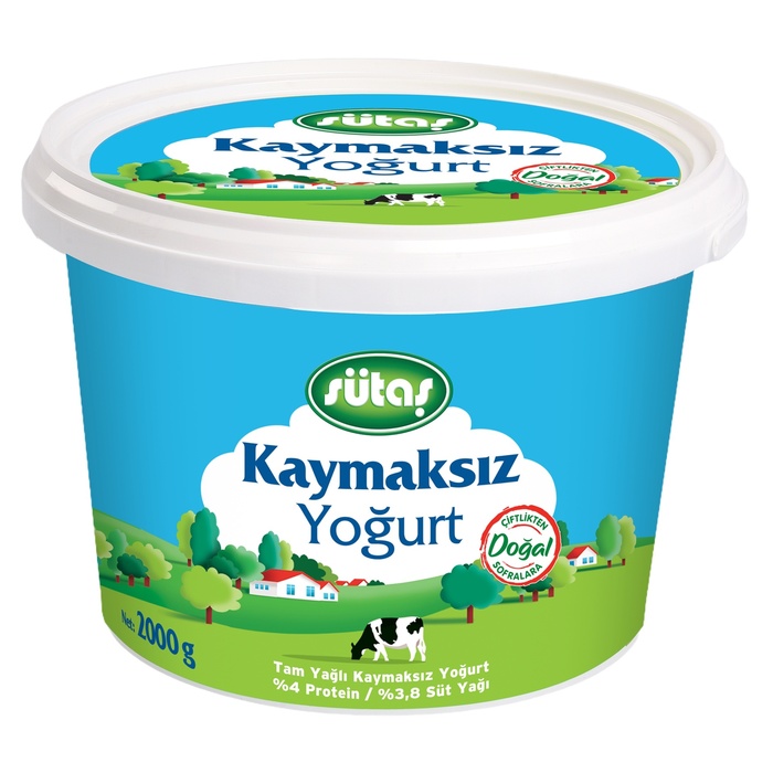 Kaymaksız Kova Yoğurt 2000 Gr