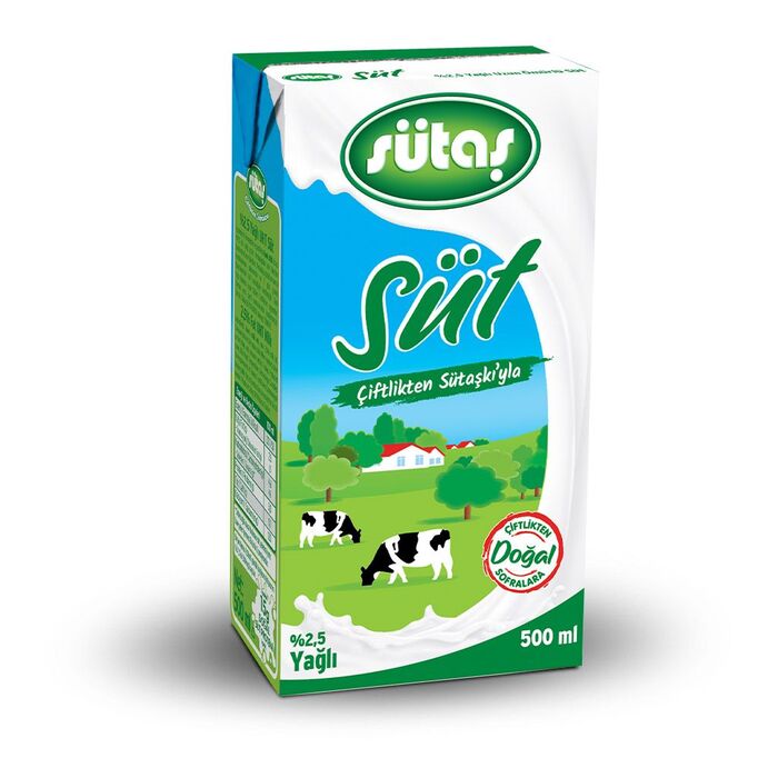 Süt %2,5 Yağlı 500 Ml
