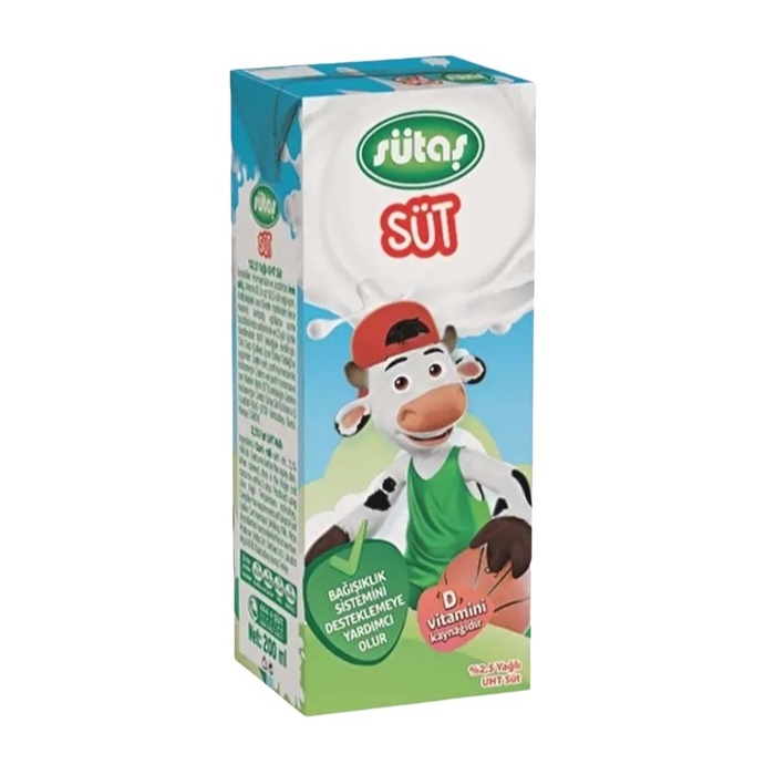 Sade Süt % 2.5 Yağlı 200 Ml