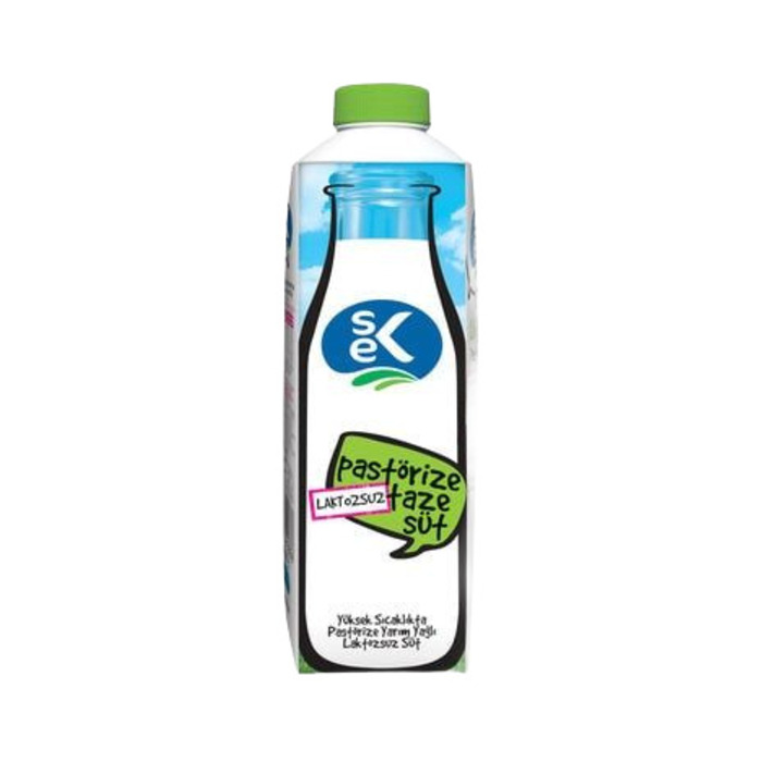 Sek Günlük Süt Pastörize Laktozsuz 1 Lt