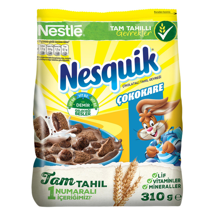 Nestle Çokokare Çikolatalı Kahvaltılık Gevrek 310 Gr