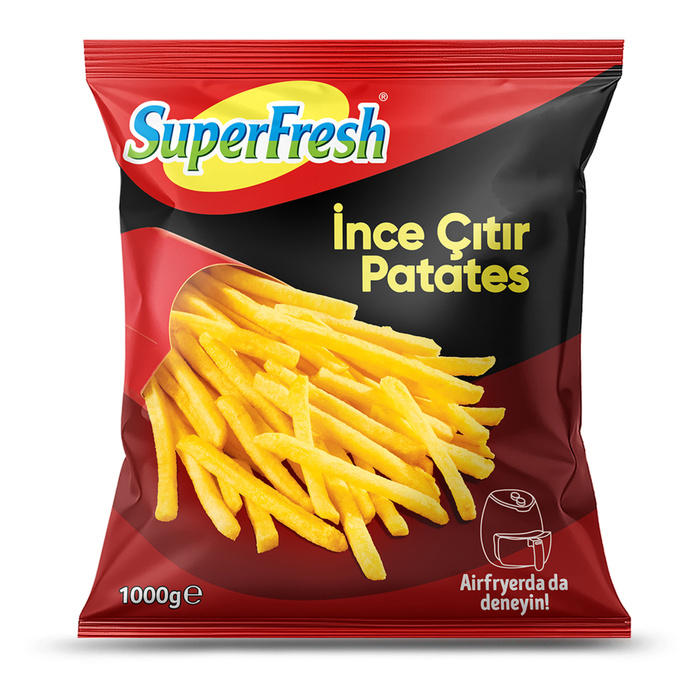 SuperFresh Çıtır Çubuk Patates 1000 Gr