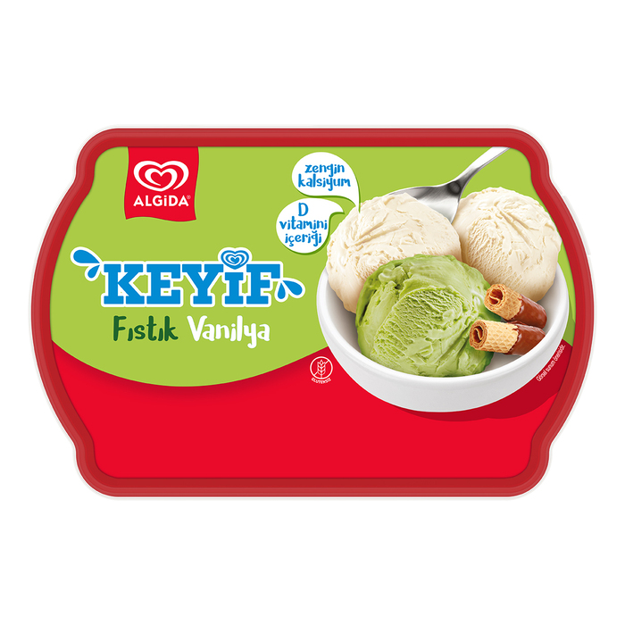 Algida Keyif Fıstık Vanilya 750 Ml
