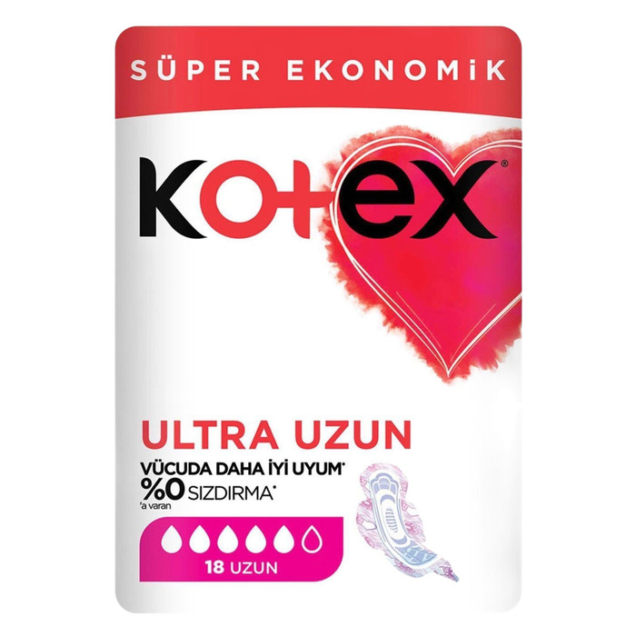 Hijyenik Ped Ultra Süper Uzun Ekonomik Paket 18'li