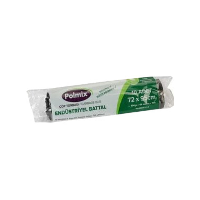 End Battal 72x95 400 Gr 10 Rulo Çöp Poşeti