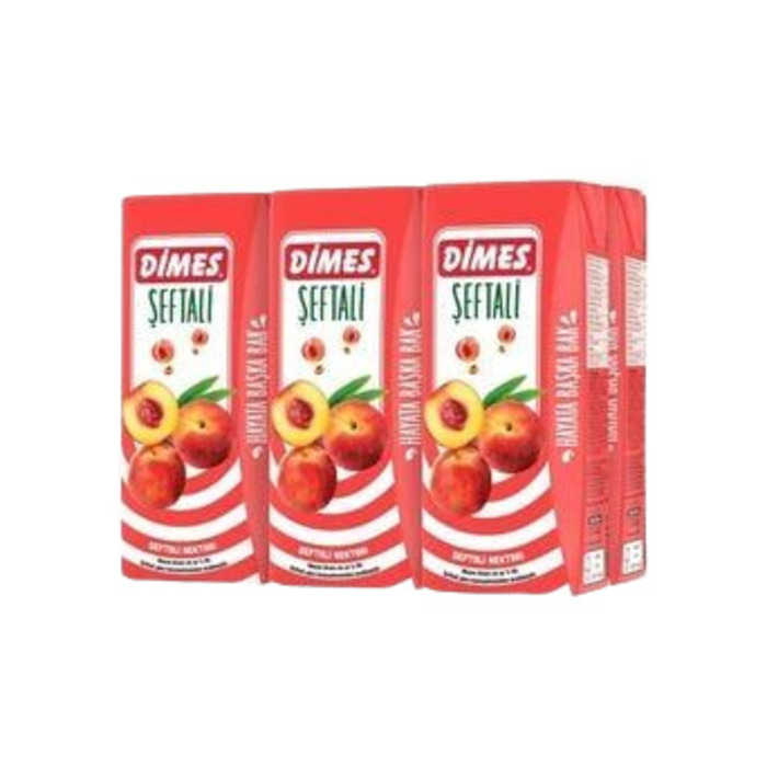 Dimes Şeftali 6x200 Ml