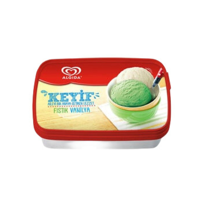 Keyif Fıstık & Vanilya Dondurma 750 Ml