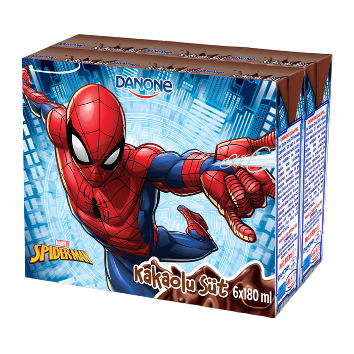 Danone Süt Disney Çikolatalı 6x180 Ml