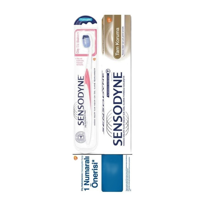 Sensodyne Diş Macunu Tam Koruma 75 Ml + Fırça Diş Eti Bakımı