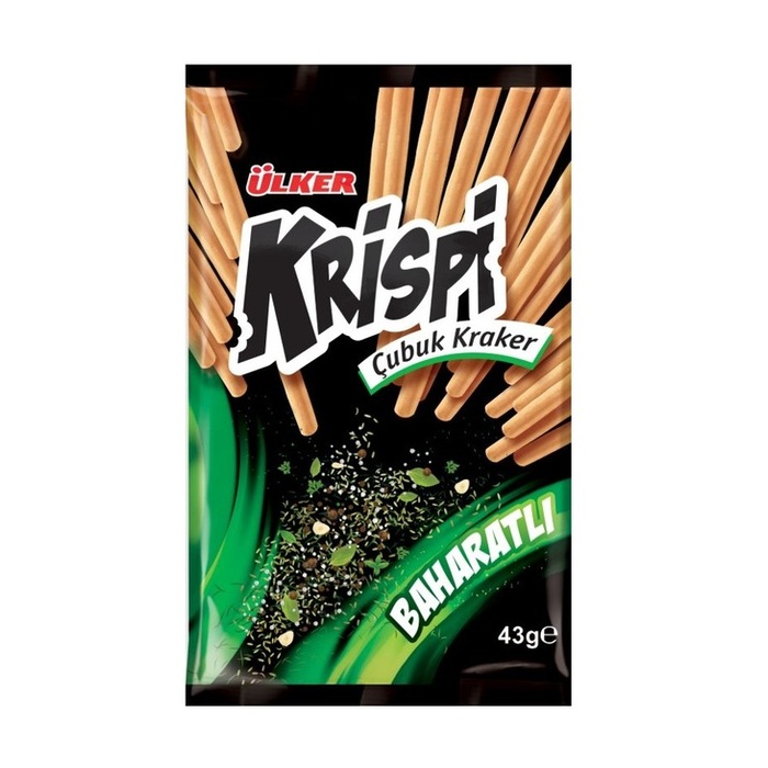 Krispi Baharatlı Çubuk Kraker 43 Gr