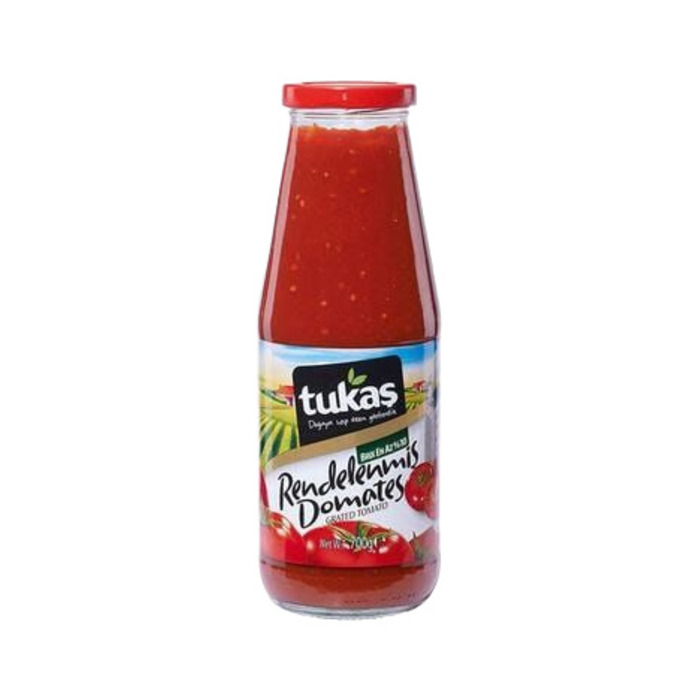Tukaş Domates Cam Rendelenmiş 700 Gr