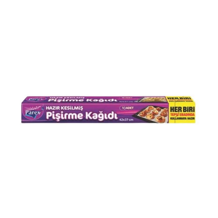Parex Pişirme Kağıdı Hazır Kesilmiş 10'lu