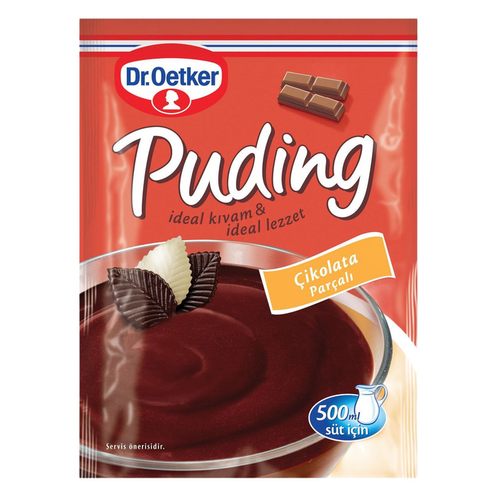 Dr. Oetker Puding Çikolata Parçalı 115 Gr