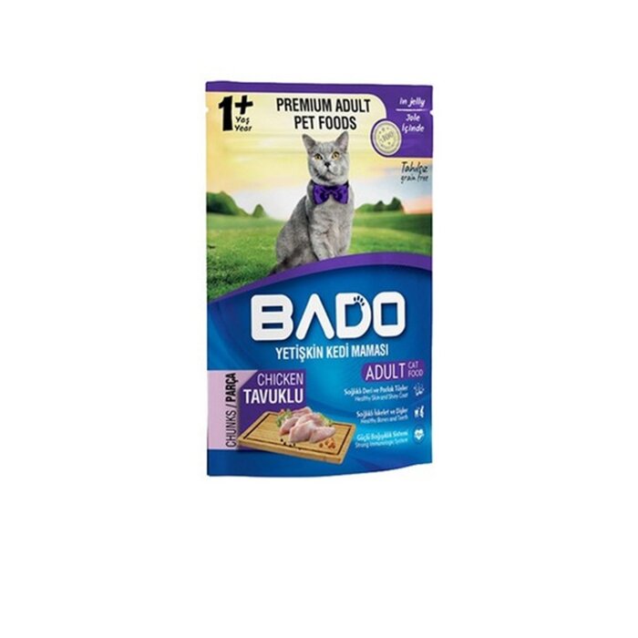 Bado Yetişkin Kedi Yaş Maması Tavuk Etli 85 Gr