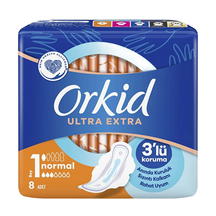 Ultra Extra Hijyenik Ped Normal Tekli Paket 8'li