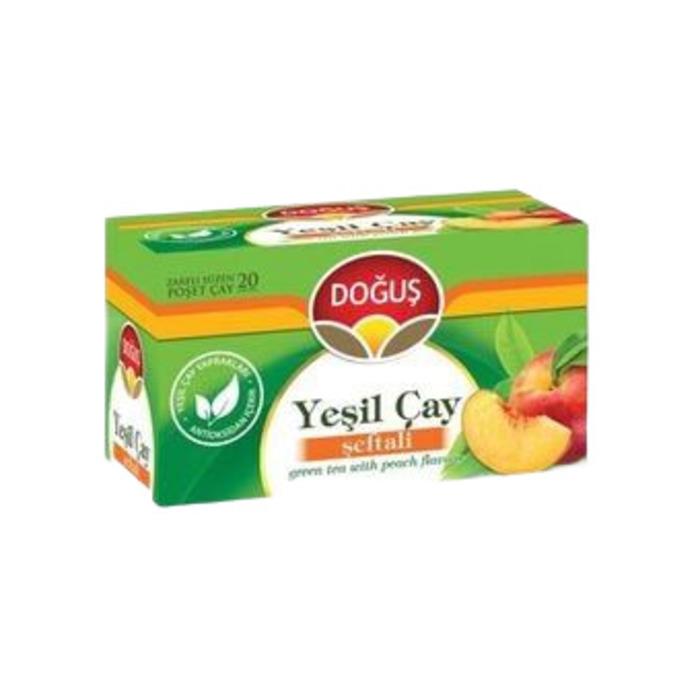 Doğuş Çay Şeftalili Yeşil Bardak Poşet 20'li