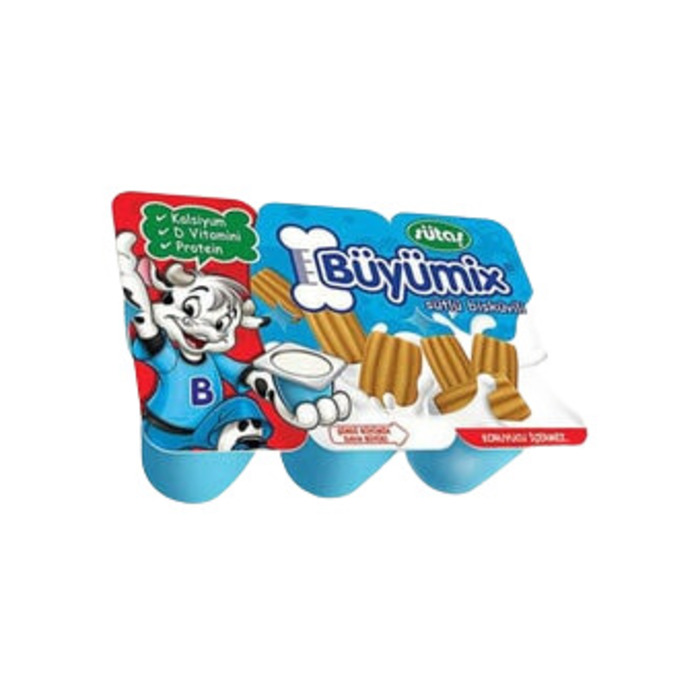 Büyümix Süt Bisküvi 6'lı 45 Gr