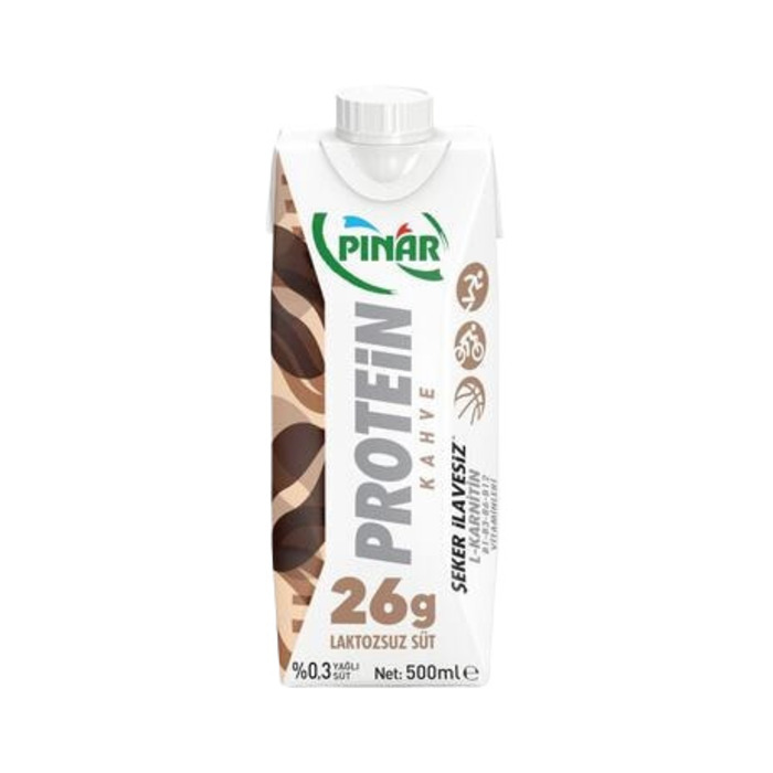 Pınar Kahveli Proteinli Süt 500 Ml