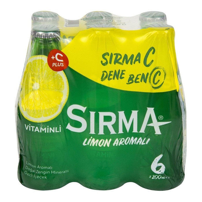 Maden Suyu C Plus Limon Aromalı 6x200 Ml