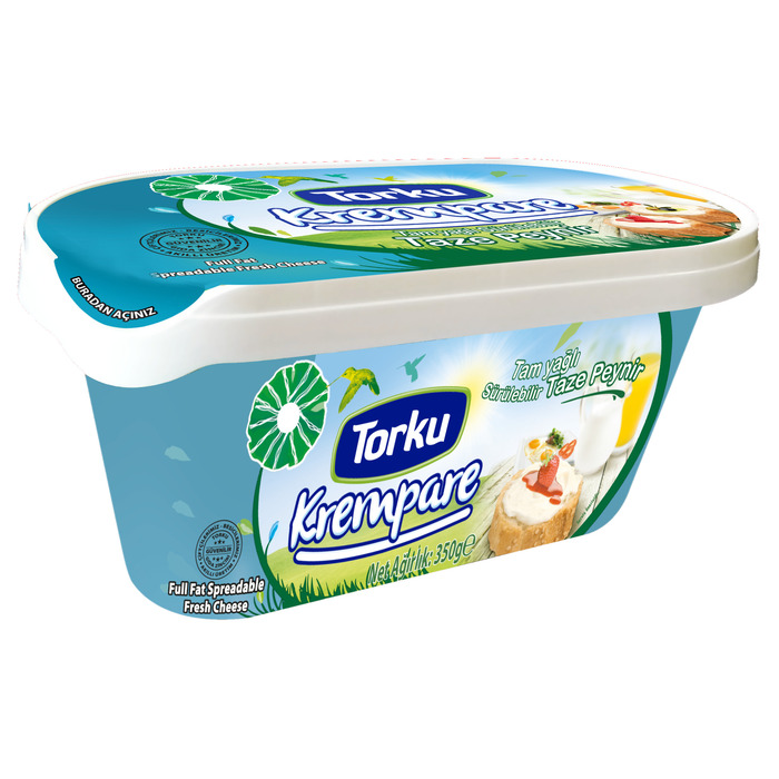 Peynir Tam Yağlı Sürülebilir Taze Krempare 350 Gr