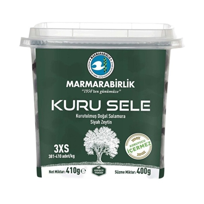 Marmara Birlik Zeytin Kuru Sele 381-411 400 Gr