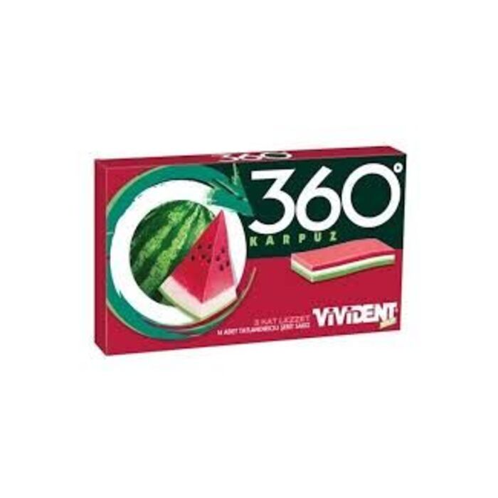 Sakız 360 Cüzdan 3d Karpuz Aromalı -33 Gr
