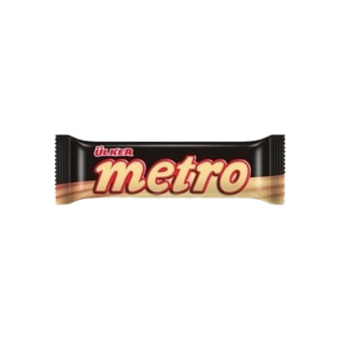 Metro Sütlü Çikolatalı Kaplı Karamel & Nugalı Bar 36 Gr