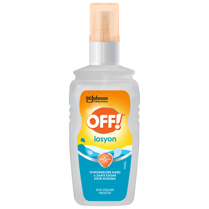 OFF Losyon 6 Saate Kadar Etki Sivri Sineklere Karşı 100 Ml