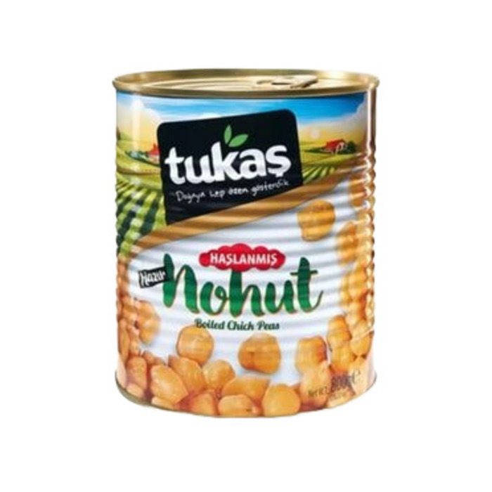Tukaş Haşlanmış Nohut 800 Gr