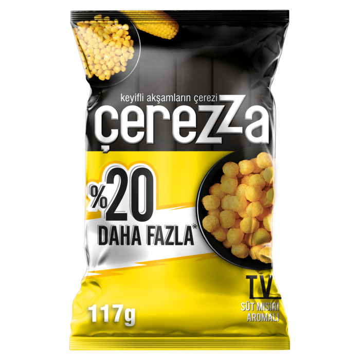 Çerezza Tv Süt Mısır Cipsi Süper Boy 121 Gr