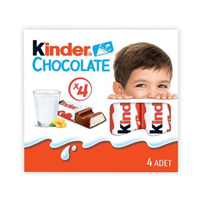 Kinder Chocolate 4'lü 50 Gr