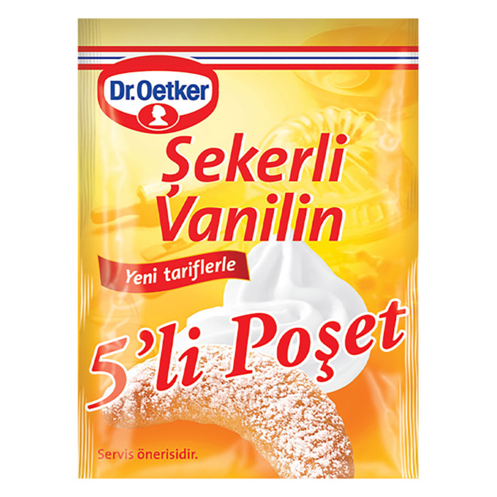 Şekerli Vanilin 5'li Paket 25 Gr