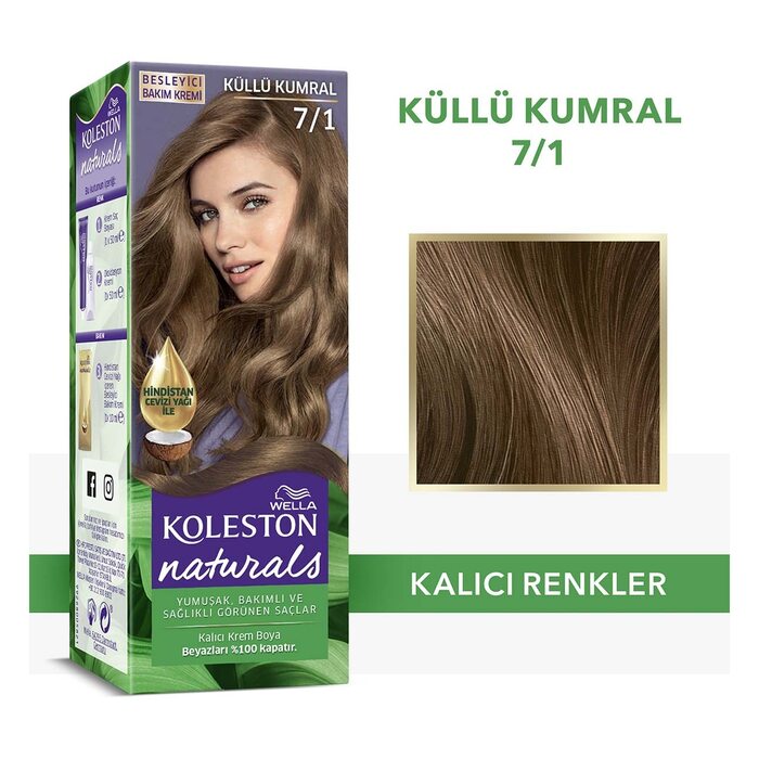 Saç Boyası Naturals Küllü Kumral 7/1