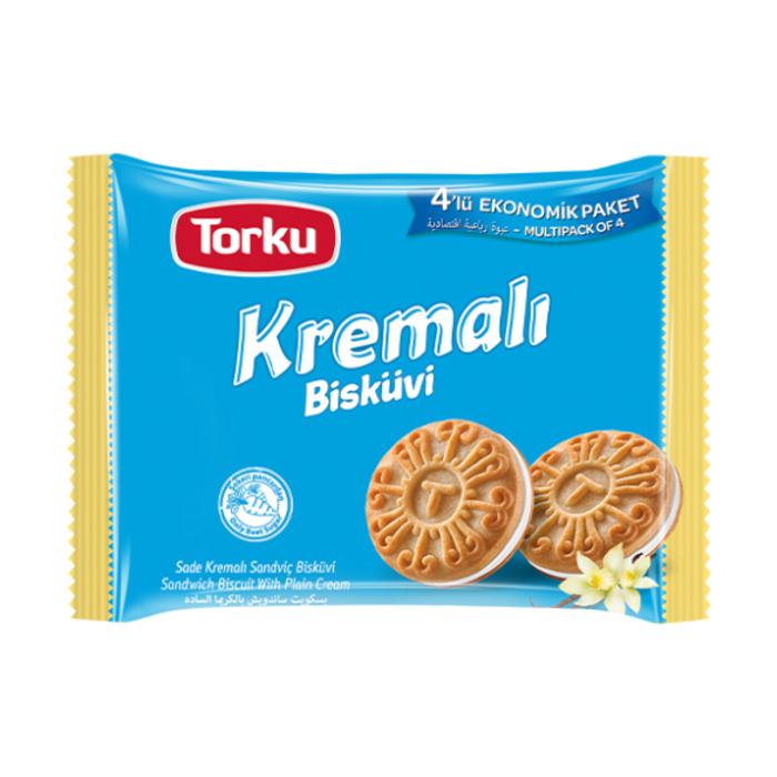 Torku Bisküvi Sade Kremalı 244 Gr