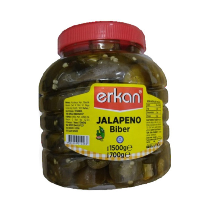 Erkan Jalapeno Biber Turşusu 1500 Gr