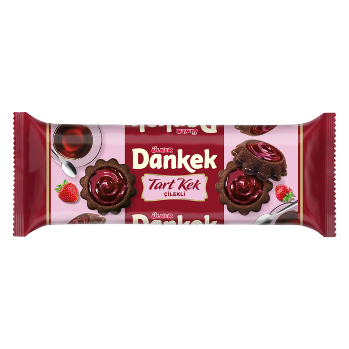 Ülker Dankek Tart Kek Çilekli 180 Gr