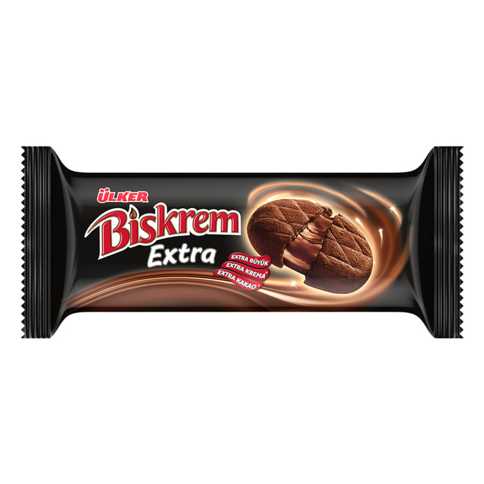 Biskrem Extra Kakaolu Krema Dolgulu Bisküvi 184 Gr