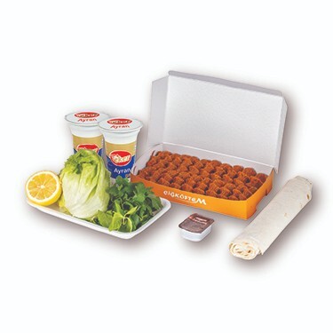 Orta Paket (2 Kişilik) (500 gr). + (2 Adet) Ayran (17 cl)
