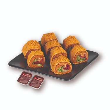 Doritos Kaplı Karışık Malzemeli Suşi Çiğ Köfte (100 gr). (8 Adet) + (2 Adet) Sos