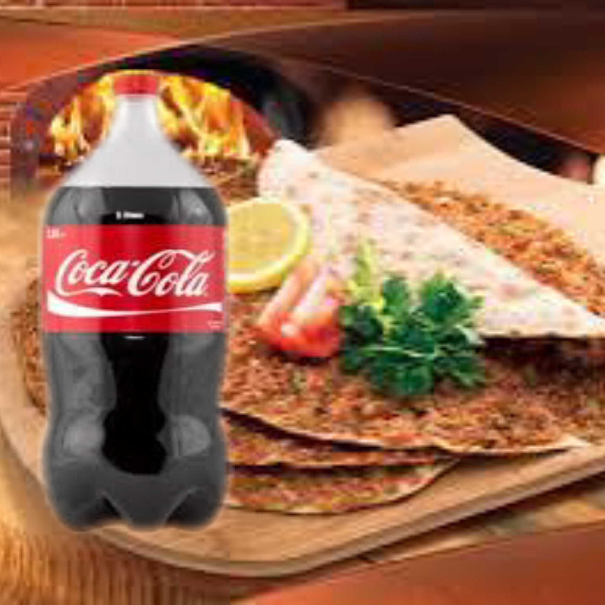 10 Lahmacun + 2.5 Litre Cola