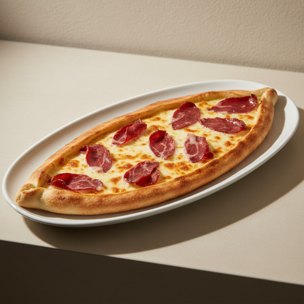 Pastırmalı Kaşarlı Pide