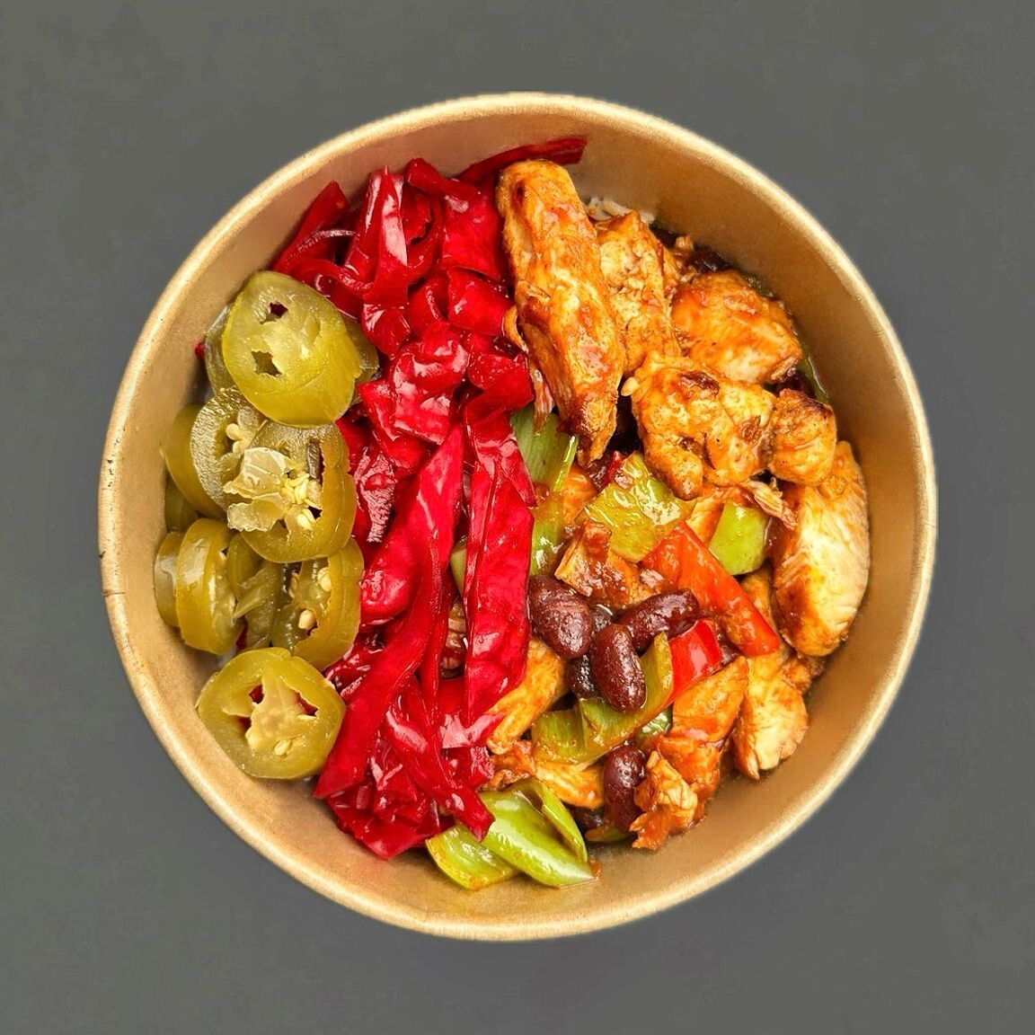 Acılı Tavuklu Bowl