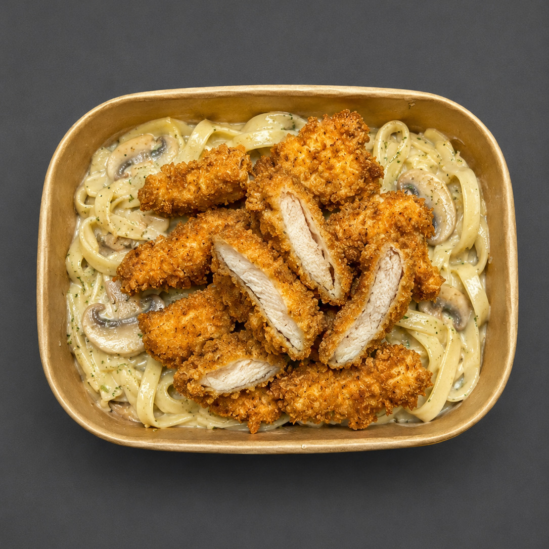 Fettuccine & Çıtır Tavuk