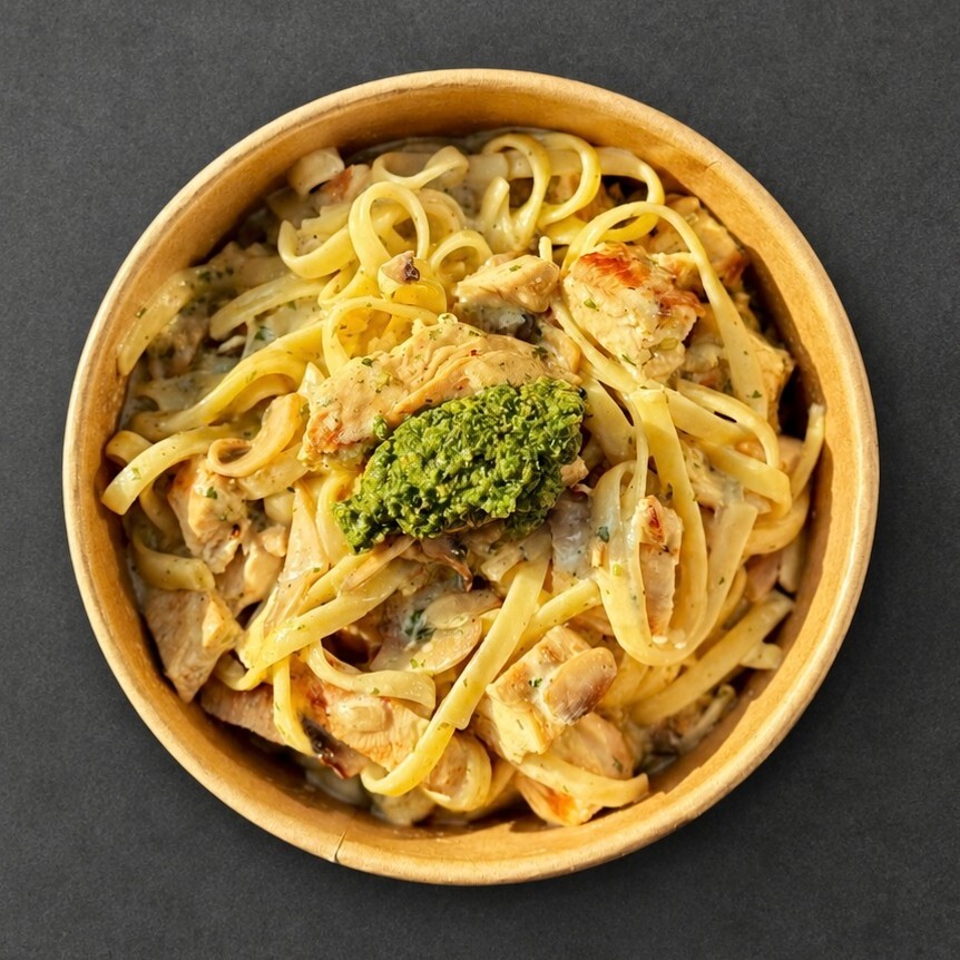 Tavuklu Fettuccine Alfredo