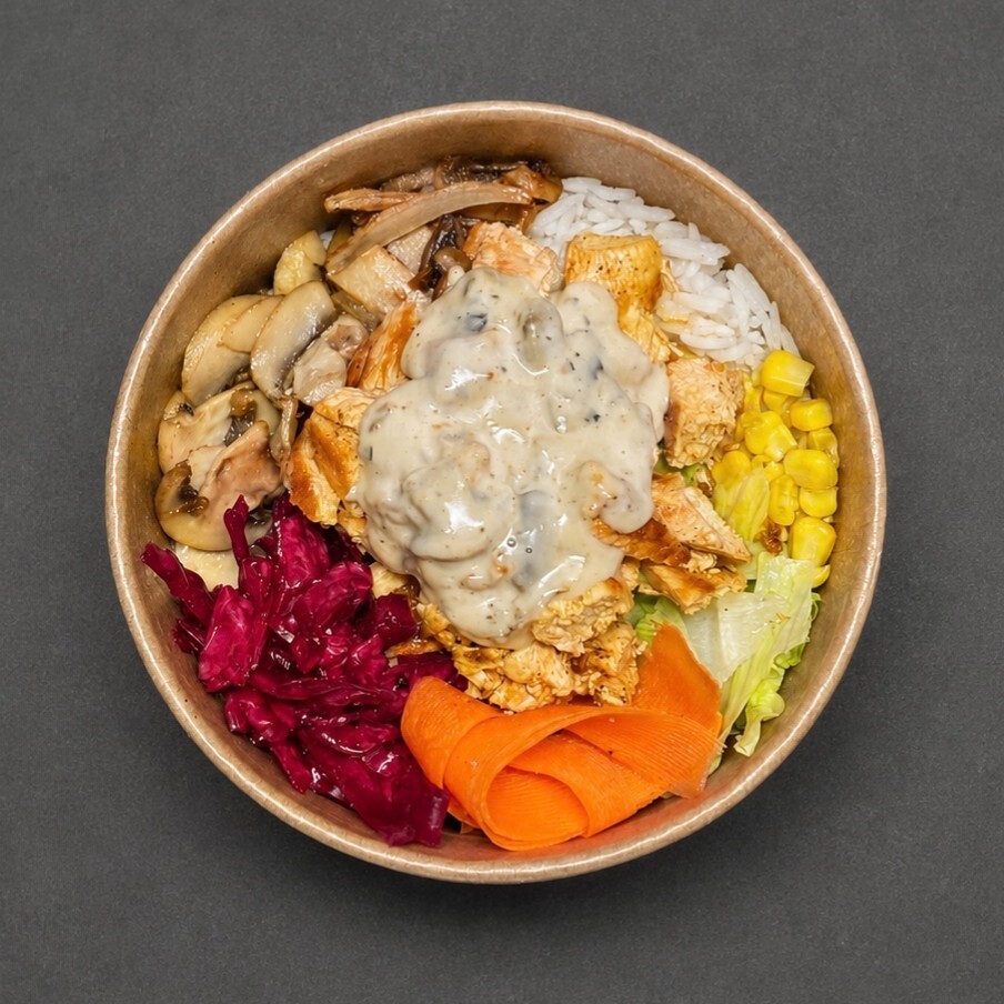 Chicken Mushroom Bowl