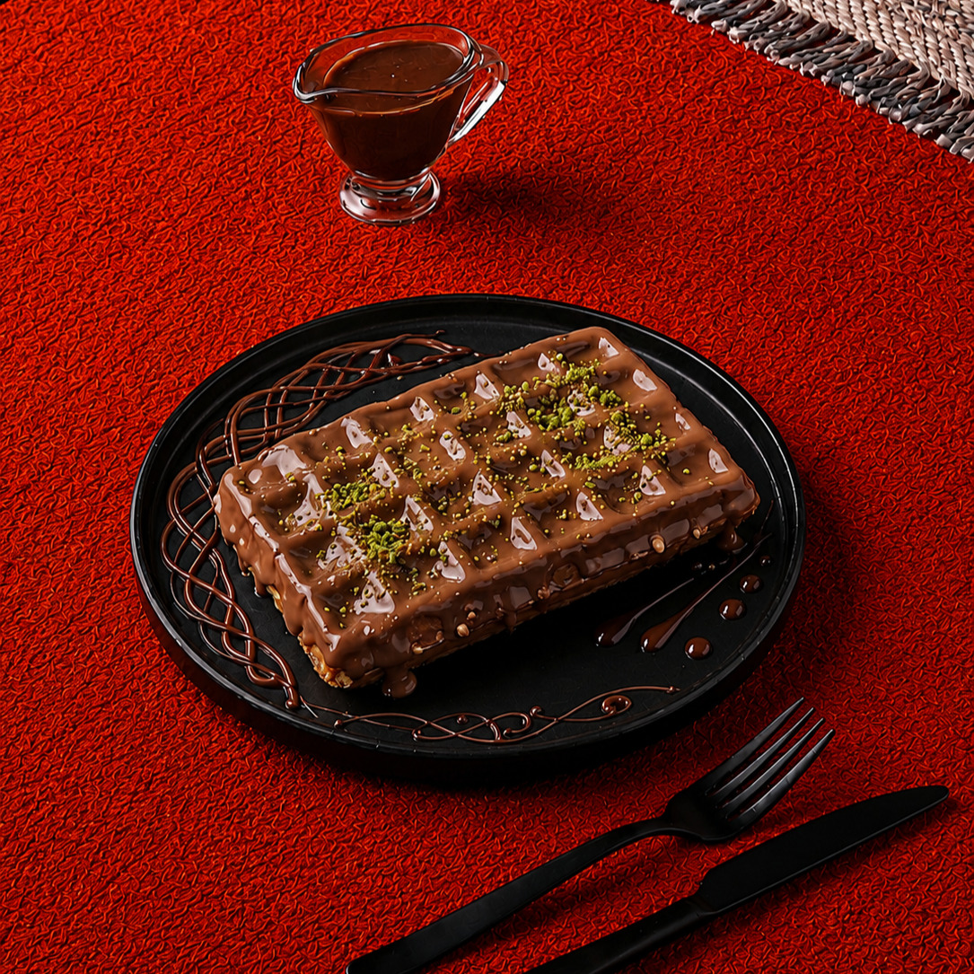 Sütlü Çikolatalı Klasik Waffle