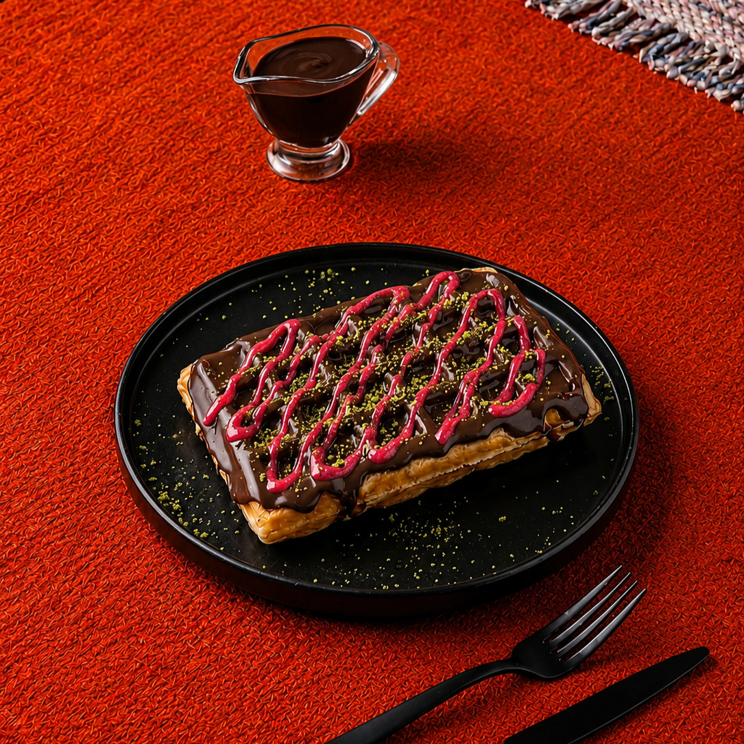 Bitter Çikolatalı Waffle