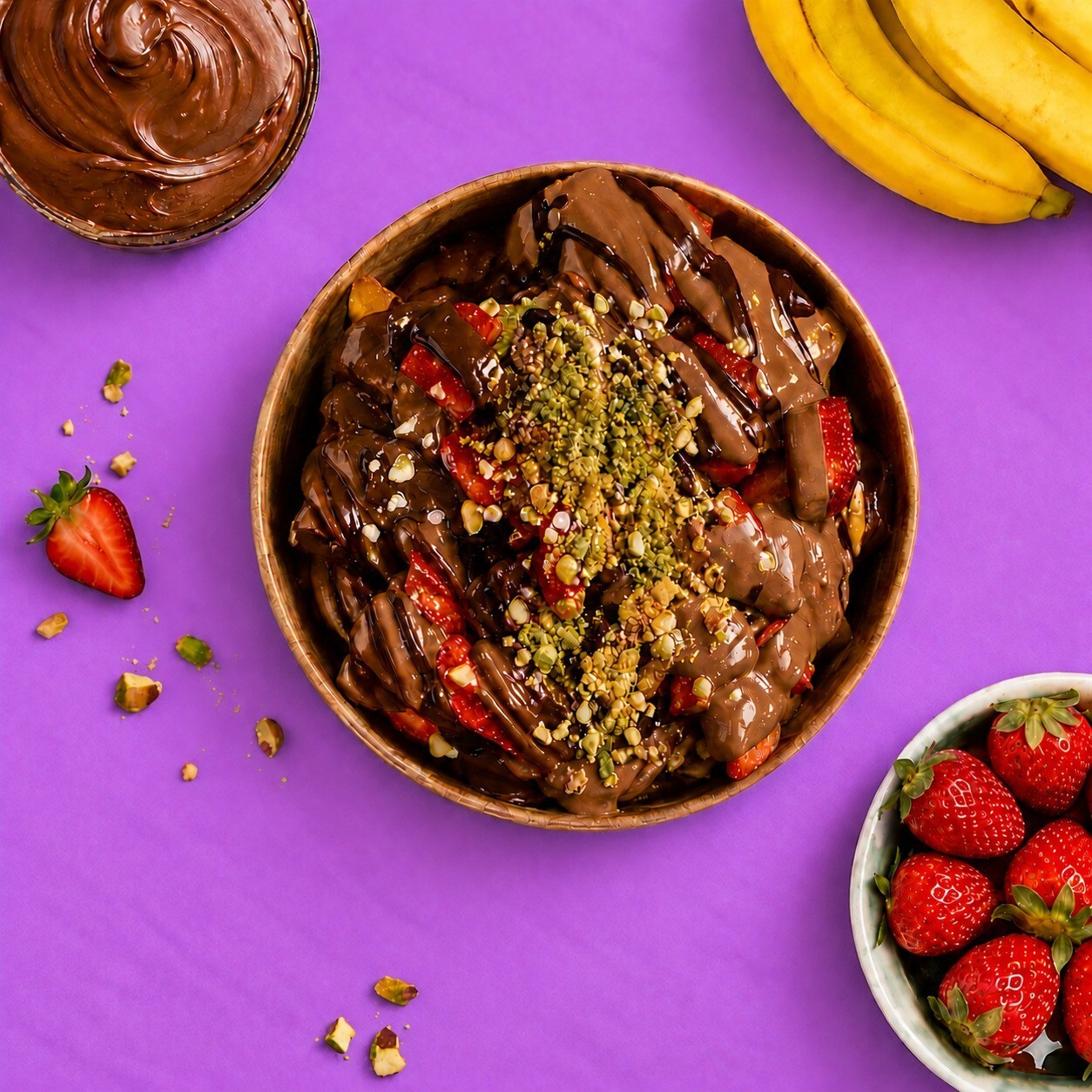 Çikolata Aşkı Bowl Waffle