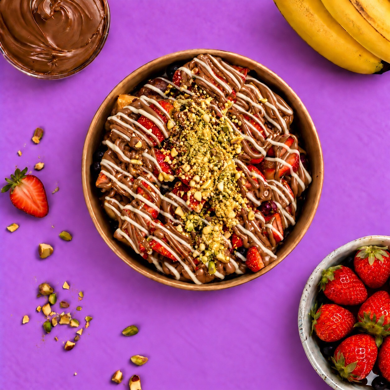 Zebra Bowl Waffle